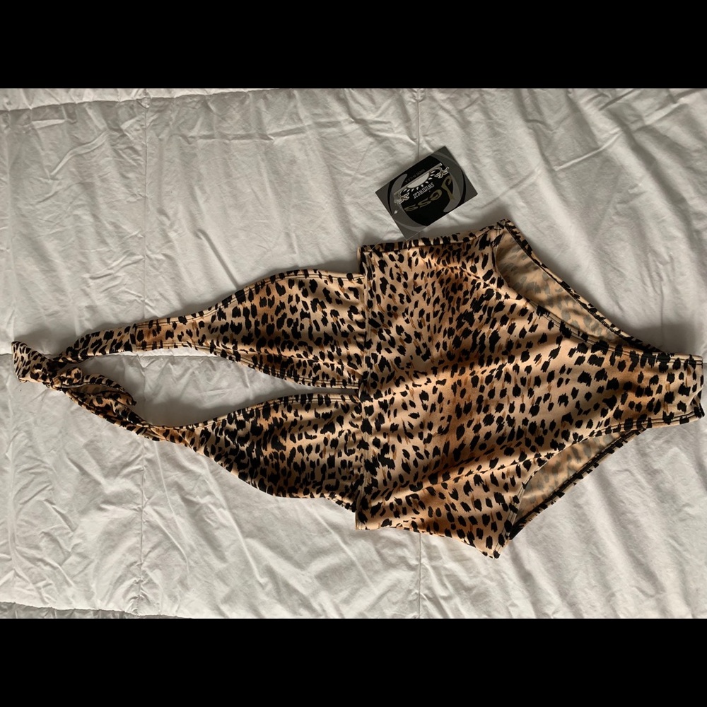 Leopard One Piece Bathing Suit